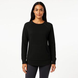Lucy Black Sweatshirt  Size Small  Front Pocket Excellent Condition Cozy